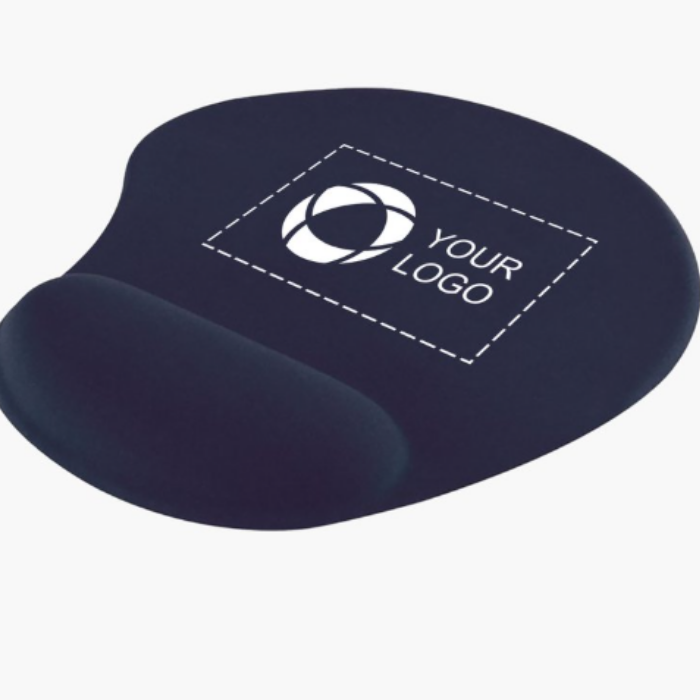 Solid Jersey Gel Mouse Pad With Wrist Rest