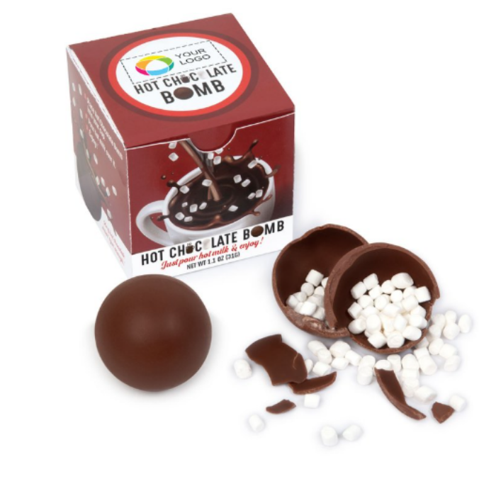 Hot Chocolate Bomb in Gift Box with Full-Color Print