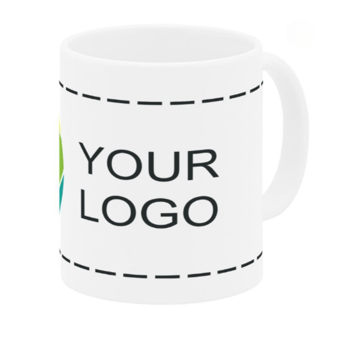 White Mug Full Color Wrap Print