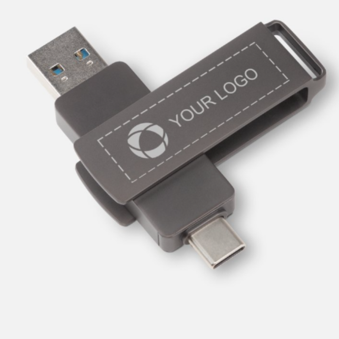 Swivel Dual-Port USB Stick – 32 GB