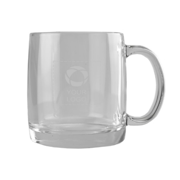 Glass Coffee Mug – 13 oz.